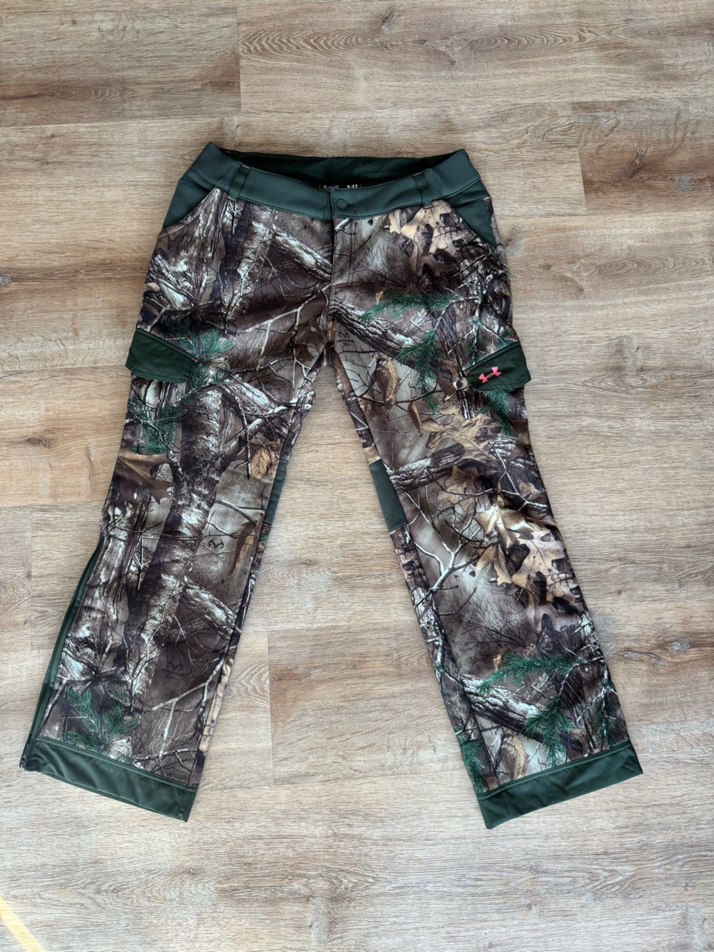 Under armor storm  Realtree camouflage fleece lined pants XL hunting